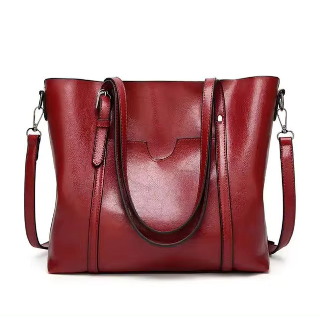 Women's Chic Large Shoulder Bag Soft Fabric