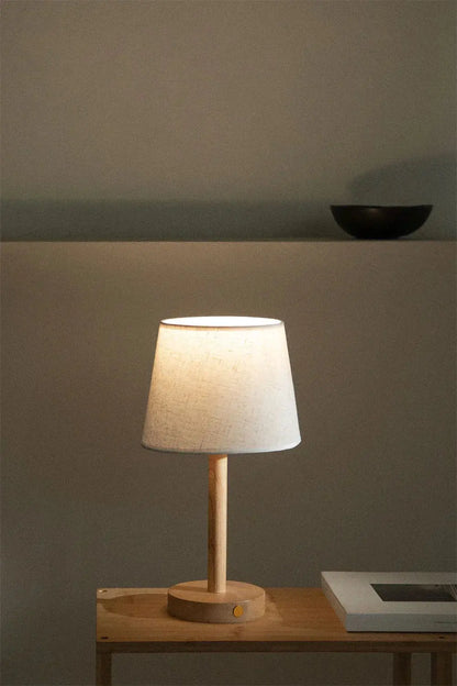 Soft Wooden LED Table Lamp - Luxicro