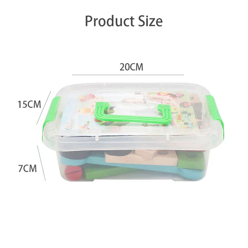 Mini Wooden Toolbox Play Set