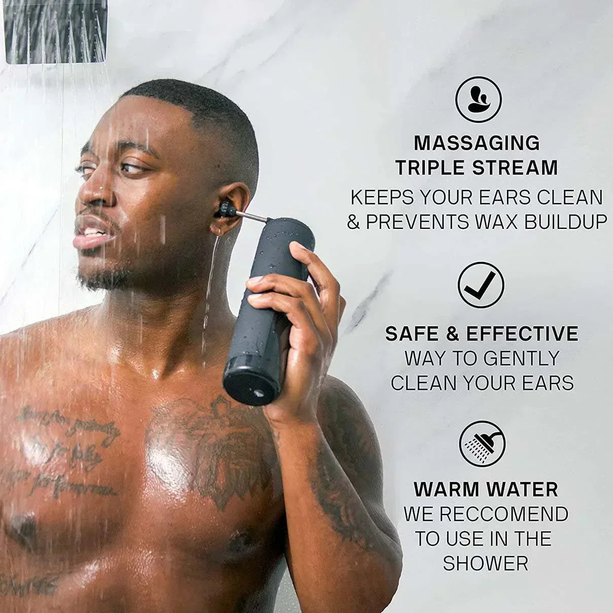 Easy Ear Cleaner with Soft Triple Spray
