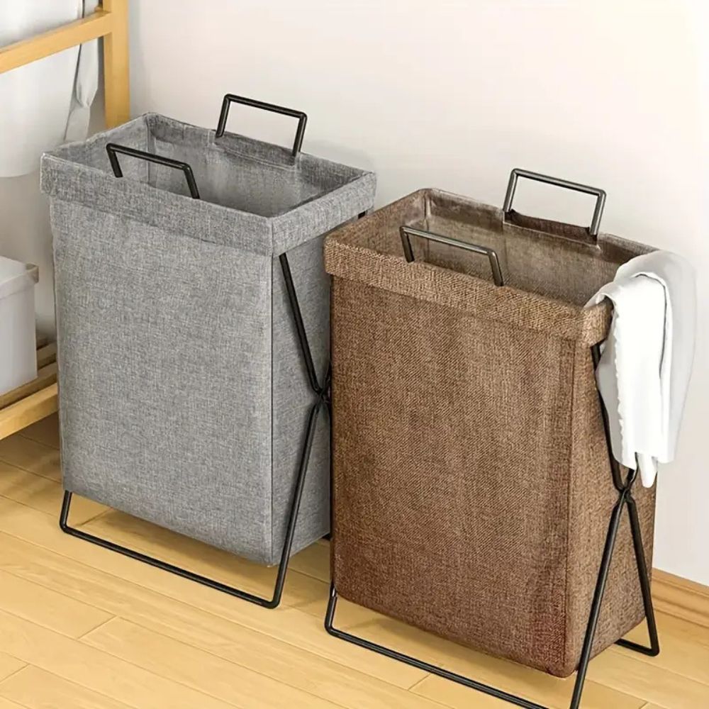 Foldable Laundry Room Storage Cart - Luxicro