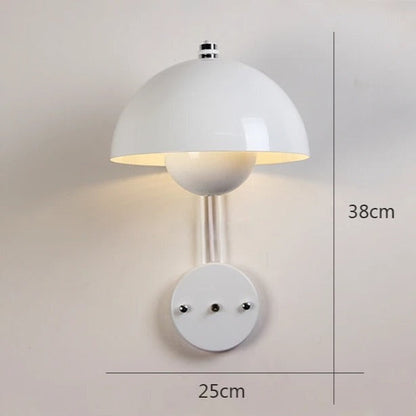 Bright Floral Wall Lamp - Elegant Dutch Style