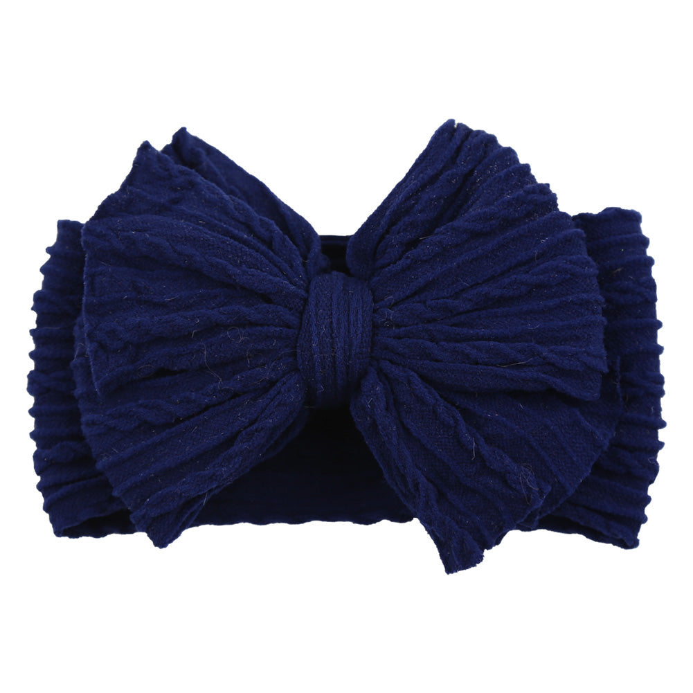 Girls Cute Nylon Bow Hair Band
