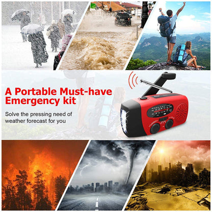 Compact Multi-Function LED Radio Power Charger