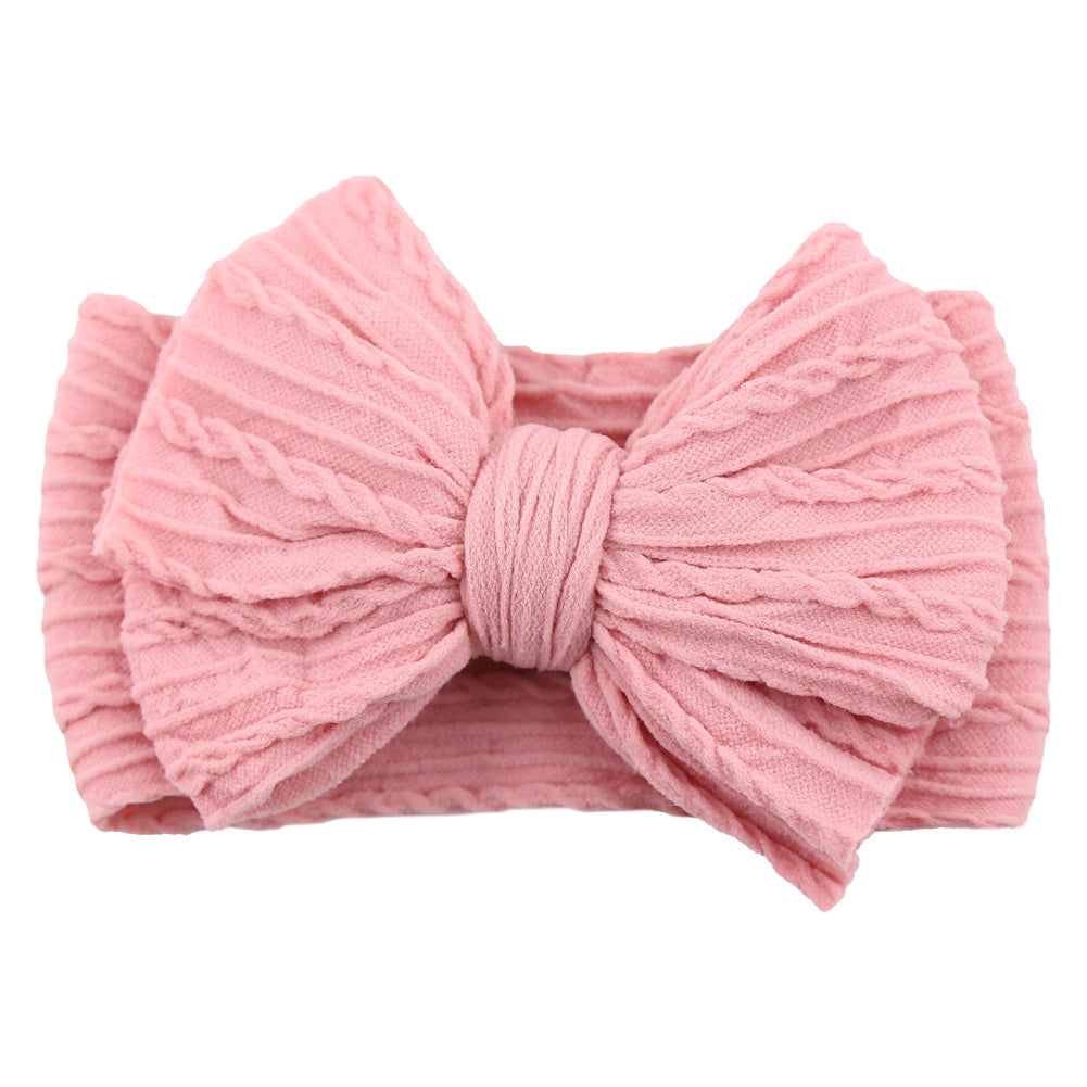 Girls Cute Nylon Bow Hair Band