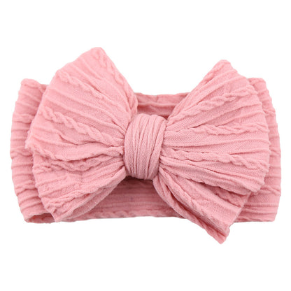 Girls Cute Nylon Bow Hair Band
