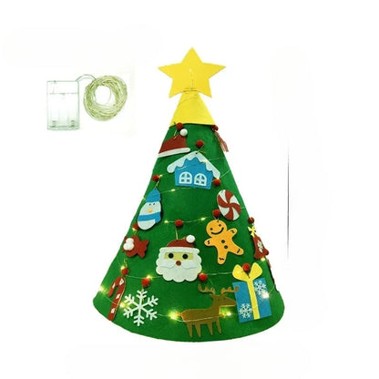 Christmas Tree Santa Decor Figurine for Home Decor