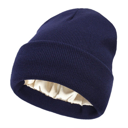 Soft Silk Winter Beanie - Warm Hair Protection Hat