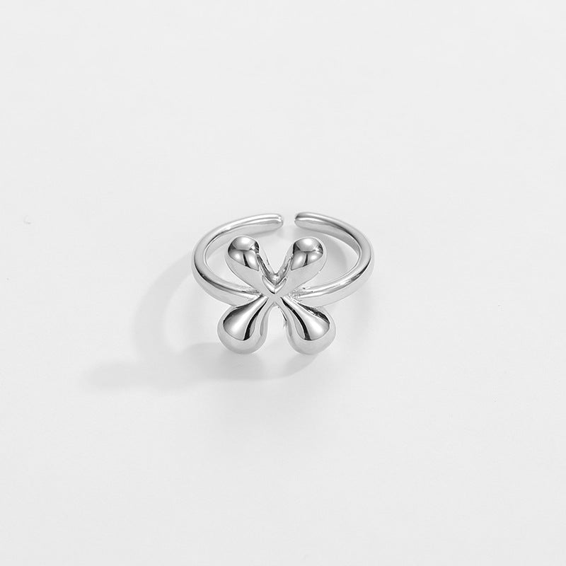Stylish Monogram Letter Ring