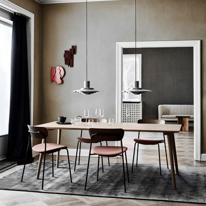 Sleek Metal Hanging Light Fixture