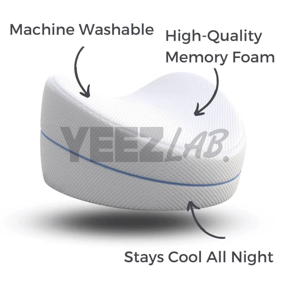 Contoured Orthopedic Knee Support Pillow for Side Sleepers