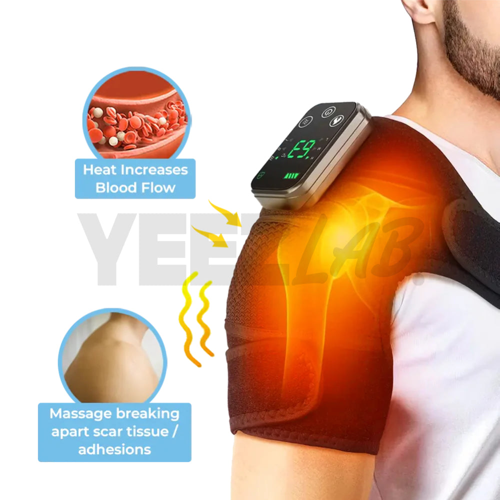 Warm Electric Shoulder Massager Pad