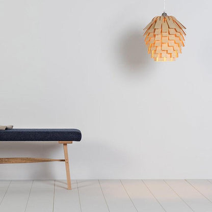 Country Wooden Pendant Light