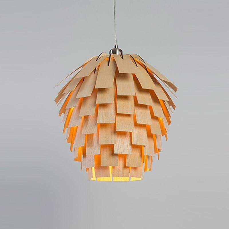 Country Wooden Pendant Light