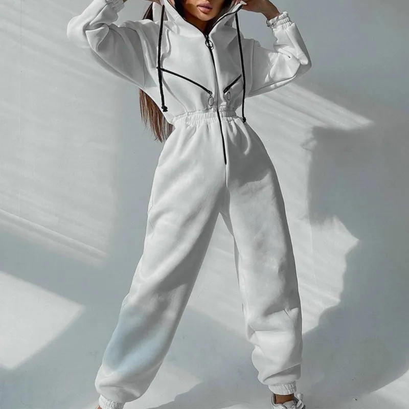 Simple Zip Up Coverall - Luxicro