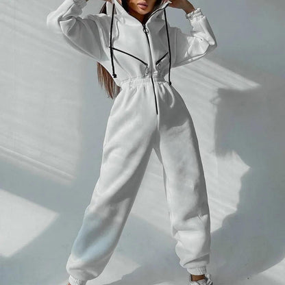 Simple Zip Up Coverall - Luxicro