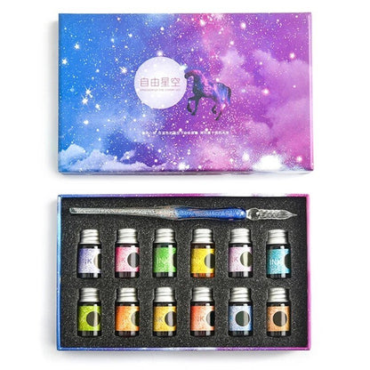 Premium Glass Nib Calligraphy Pen Set