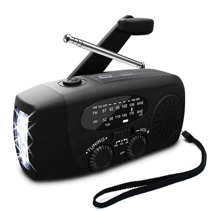 Compact Multi-Function LED Radio Power Charger