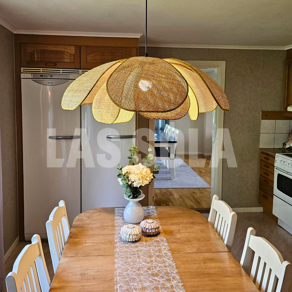Rustic Woven Hanging Light for Bedroom