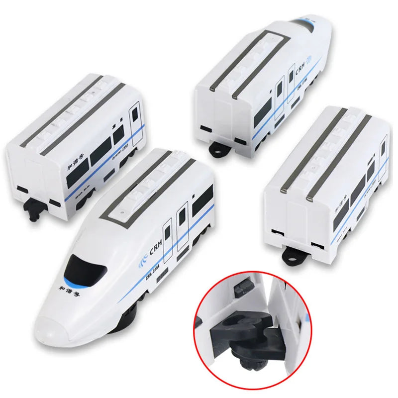 Fun Electric Train Set with Bright Lights