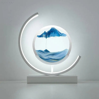 Soothing Desk Lamp with Colorful Sand Effect