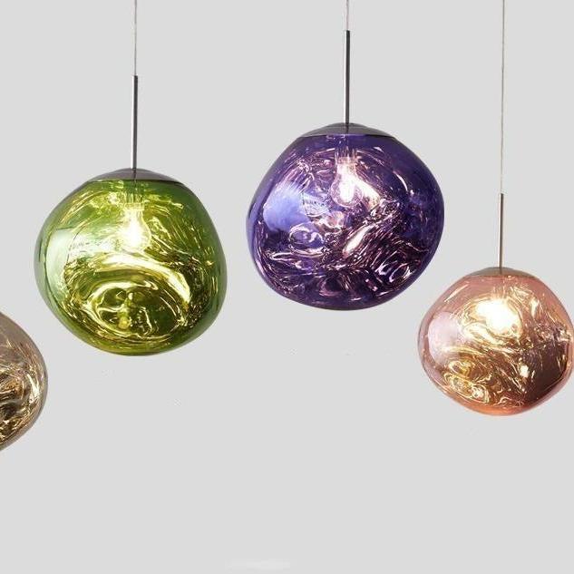 Crystal Clear Glass Pendant Lamp