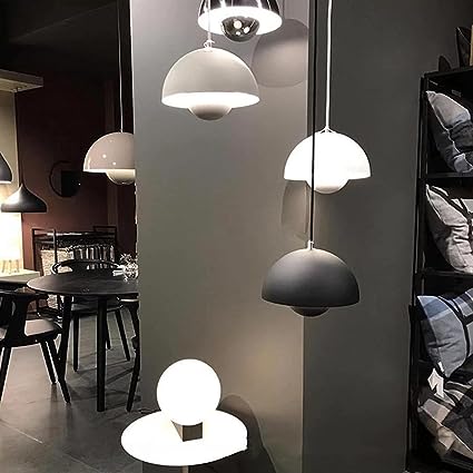 Stylish Glass Semi Globe Pendant Light