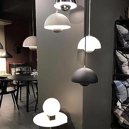 Stylish Glass Semi Globe Pendant Light