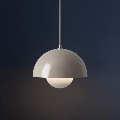 Stylish Glass Semi Globe Pendant Light - Luxicro