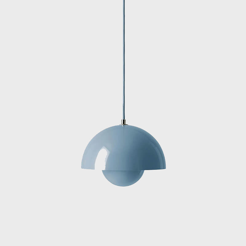 Stylish Glass Semi Globe Pendant Light