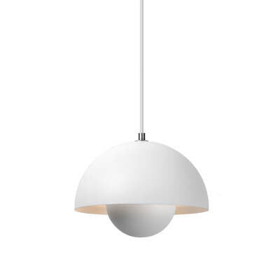 Stylish Glass Semi Globe Pendant Light