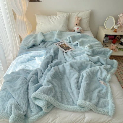 Cozy Cute Bunny Throw Blanket