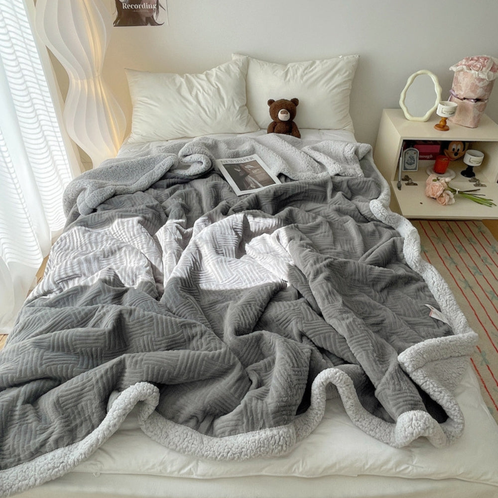 Cozy Cute Bunny Throw Blanket