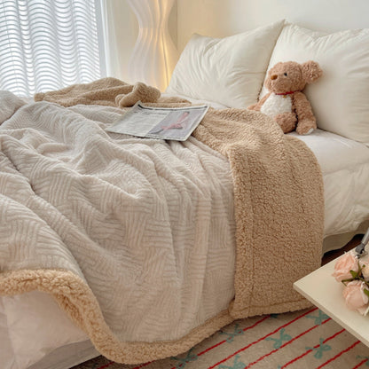 Cozy Cute Bunny Throw Blanket - Luxicro