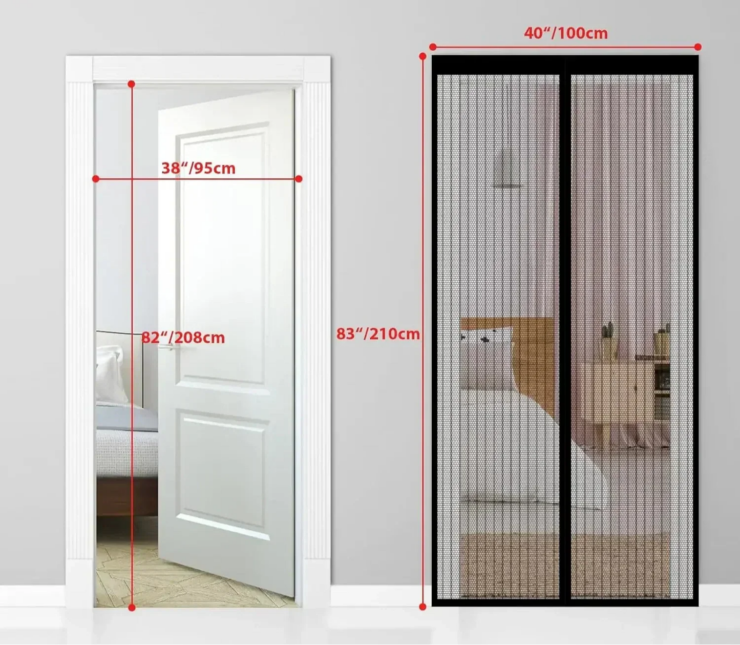Simple Snap On Screen Door - Luxicro
