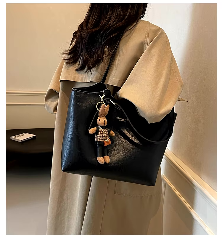 Stylish Ladies Tote Bag with Charm