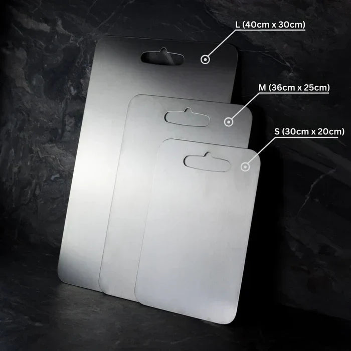 Hygienic Metal Cutting Board for Fresh Food Prep