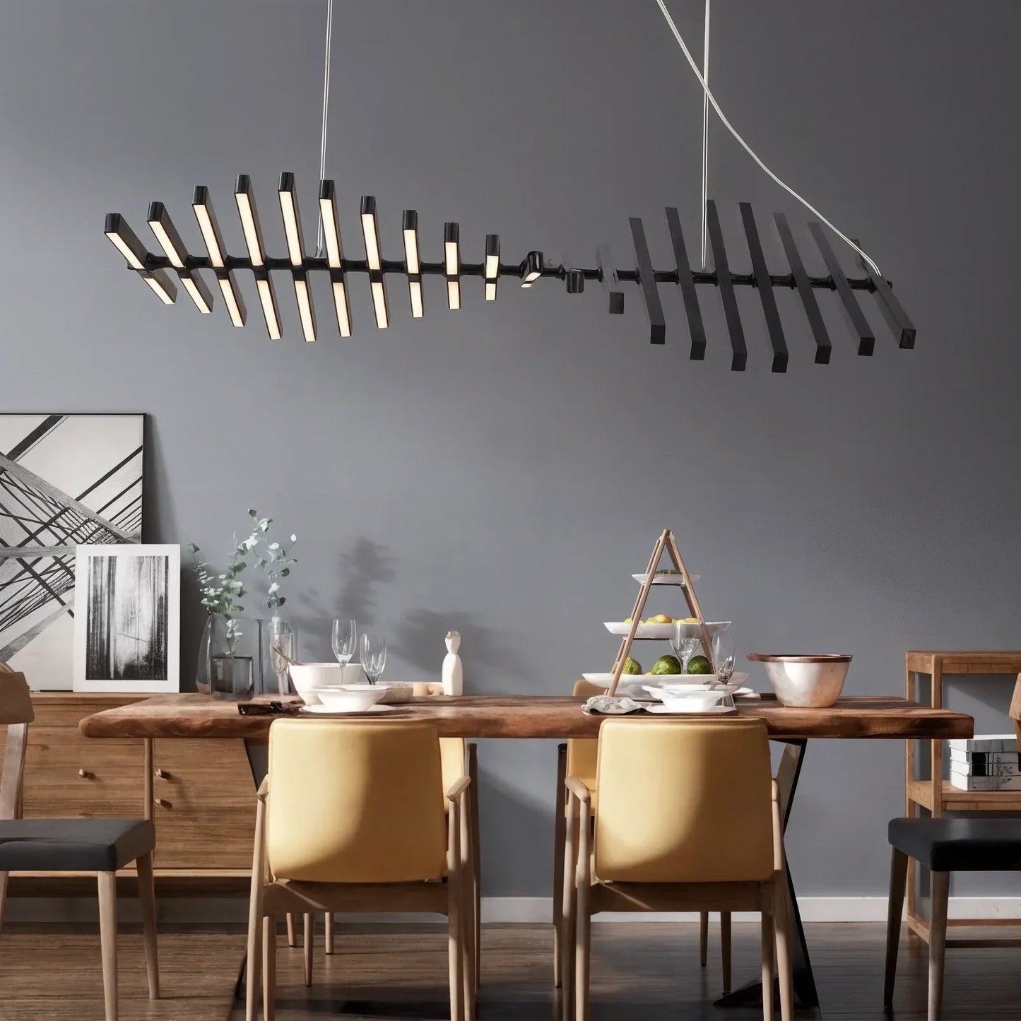 Stylish Dimmable LED Kitchen Chandelier Light Fixture