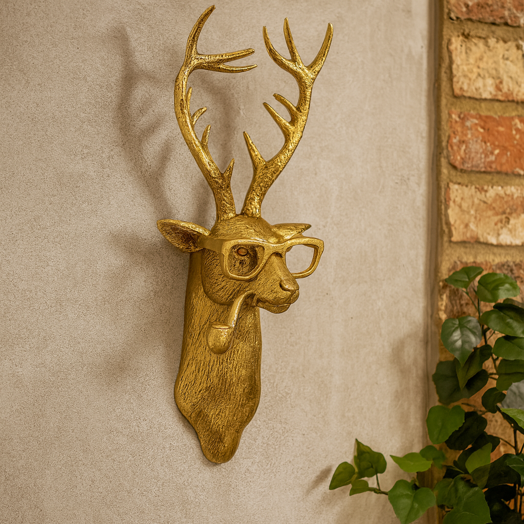 Decorative Animal Head Wall Sculpture - Luxicro