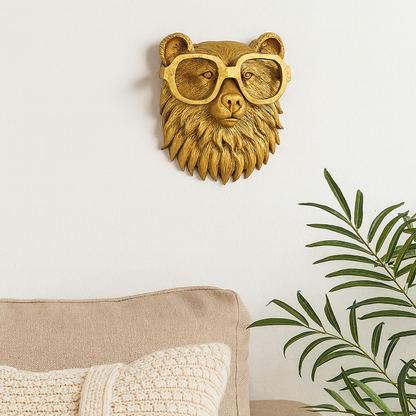 Decorative Animal Head Wall Sculpture