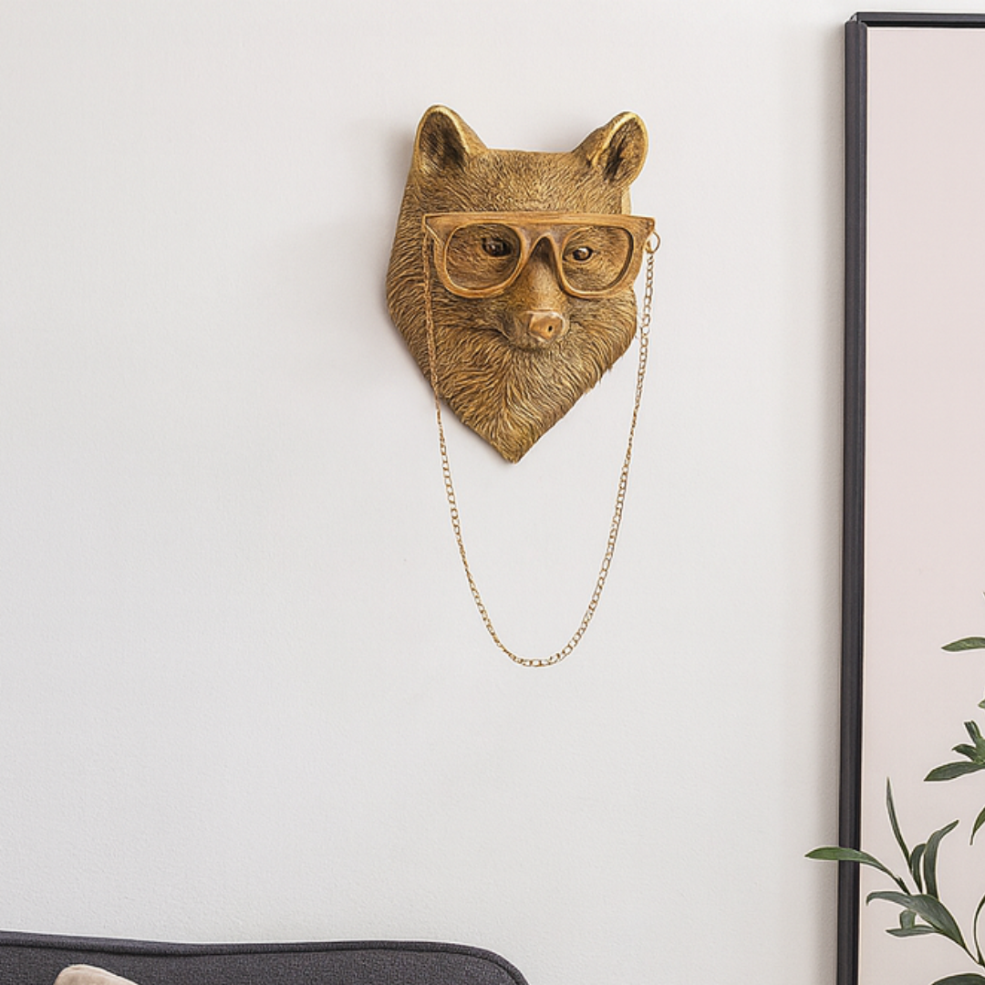 Decorative Animal Head Wall Sculpture