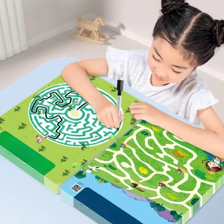 Fun Interactive Puzzle Book for Kids