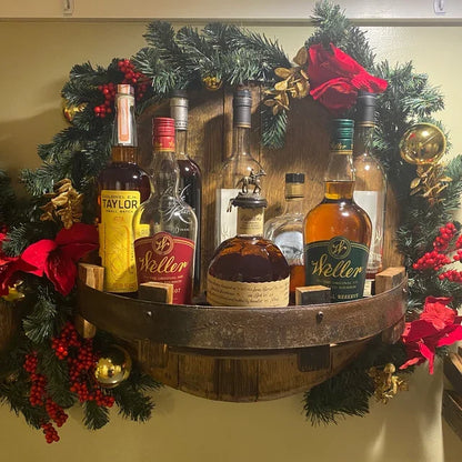 Solid Wood Drink Display Case
