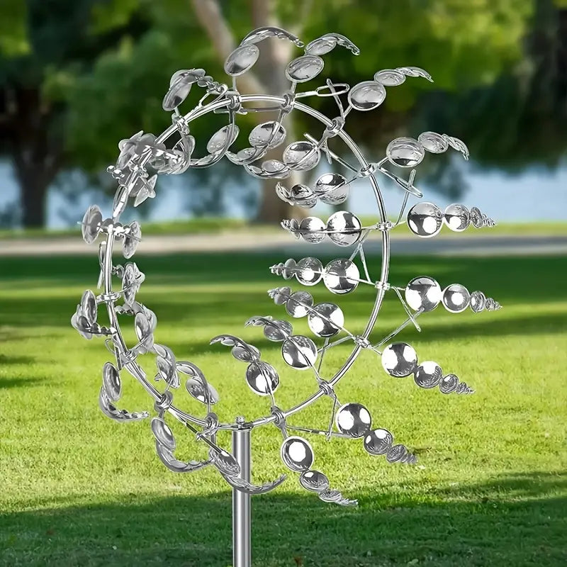 Decorative Outdoor Metal Wind Spin Garden Ornament - Luxicro