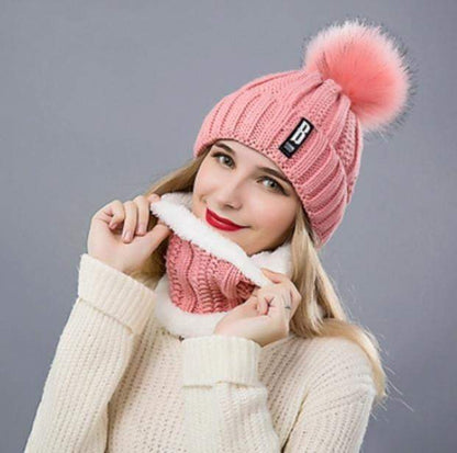 Soft Fuzzy Winter Knit Beanies