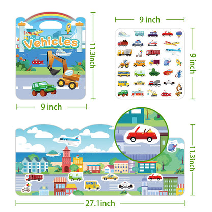 Colorful Activity Sticker Book for Children