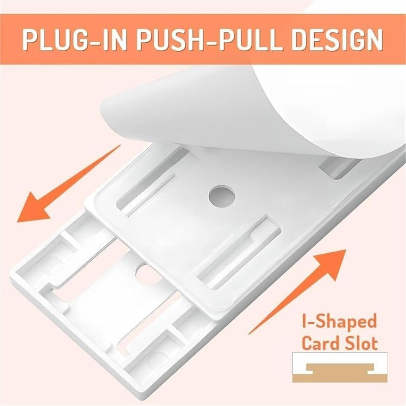 Simple Mount Cord Organizer with Adjustable Slide Rail