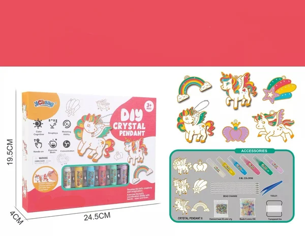 Fun Crystal Pendant Making Kit for Kids