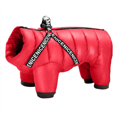 Cozy Fleece Lined Dog Coat for Cold Winter Days