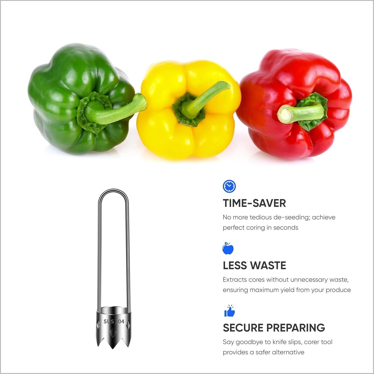 Heavy Duty Stainless Steel Core Removal Tool